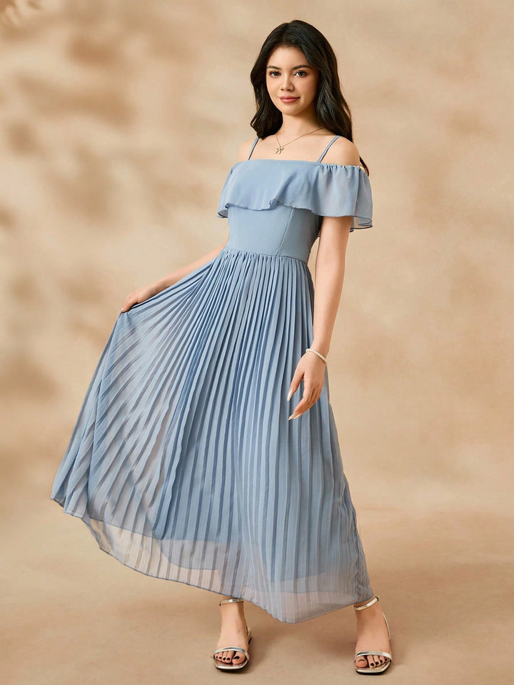Rochie maxi SHEIN, albastru