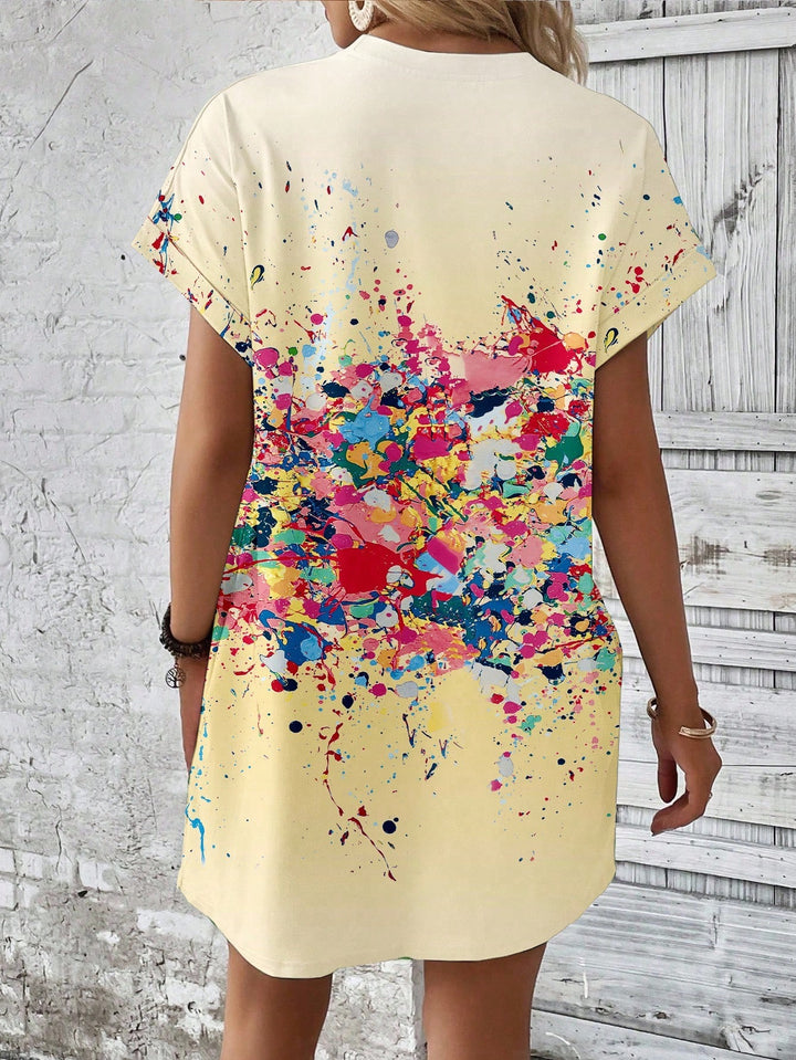 Rochie mini SHEIN, crem