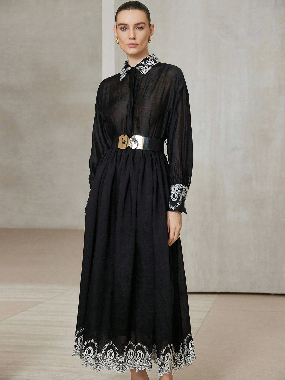 Rochie maxi SHEIN, negru