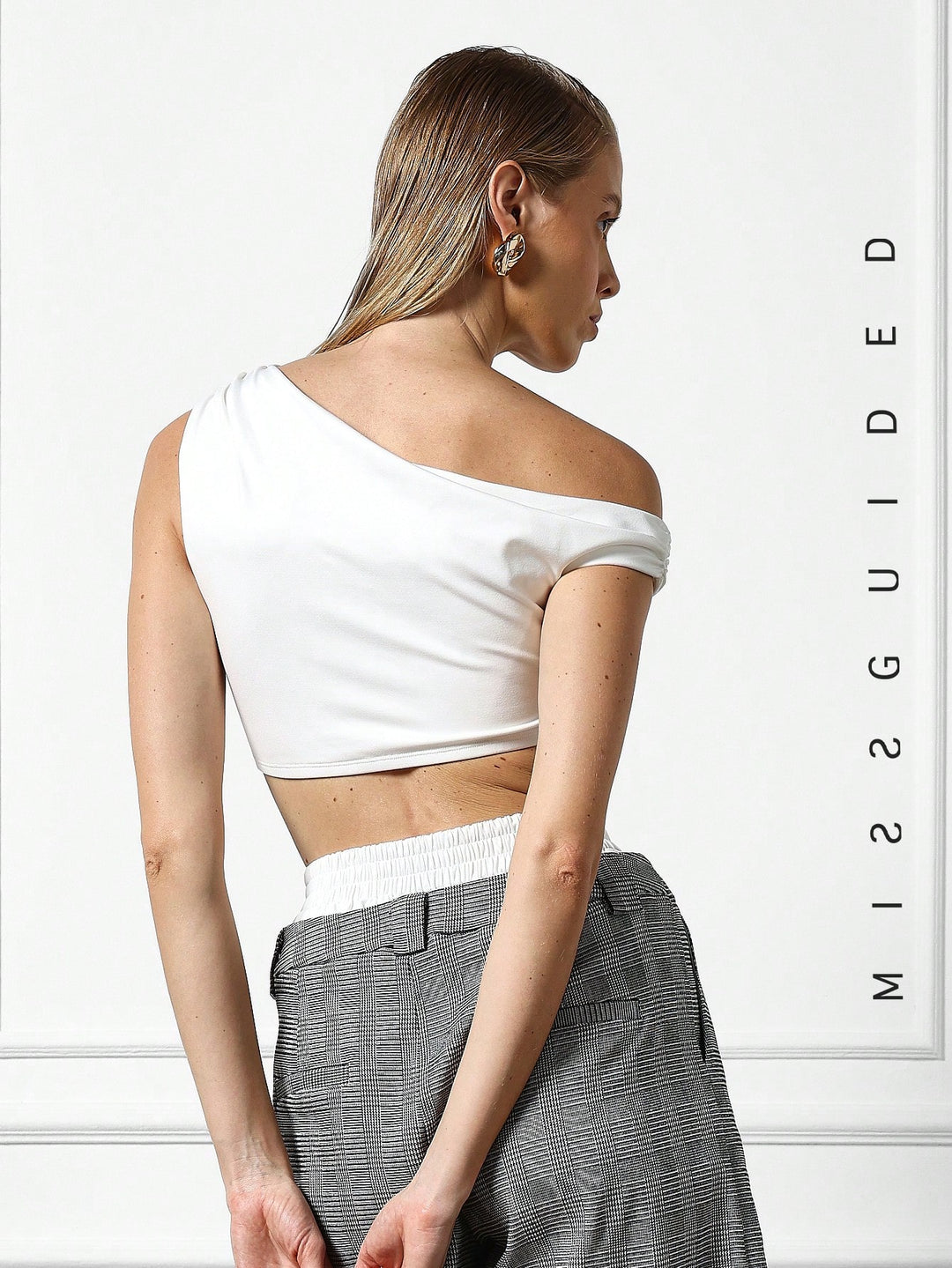 Top SHEIN, alb