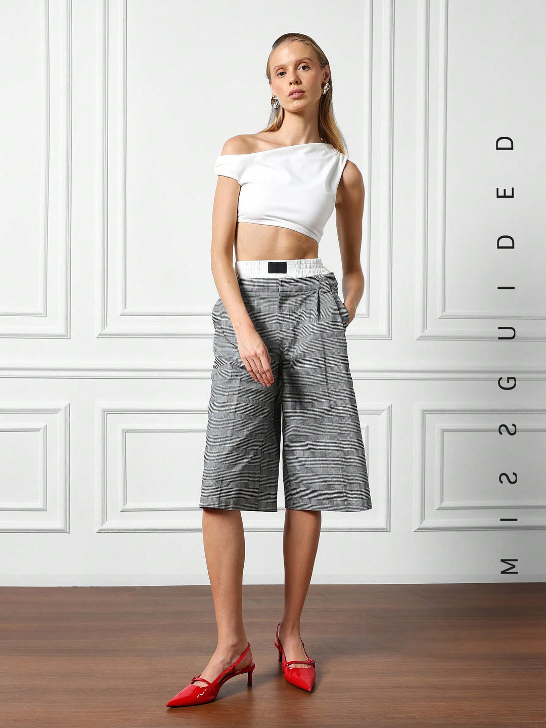 Top SHEIN, alb