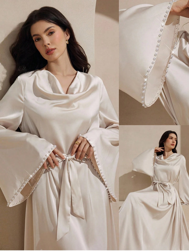 SHEIN maxi ruha, bézs