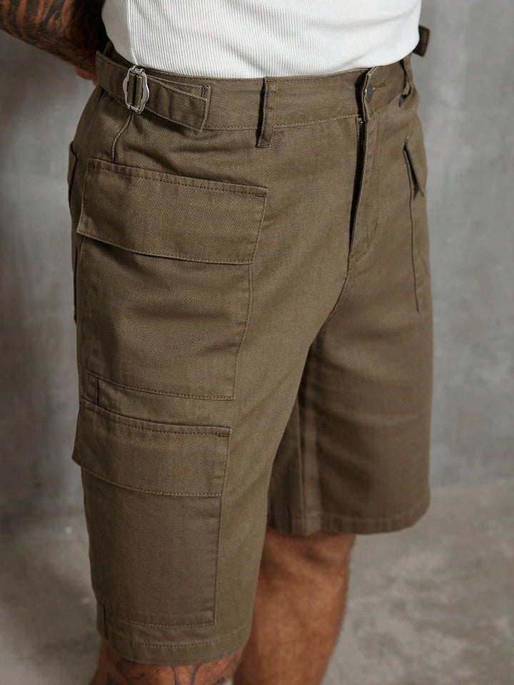 Pantaloni scurți SHEIN, kaki
