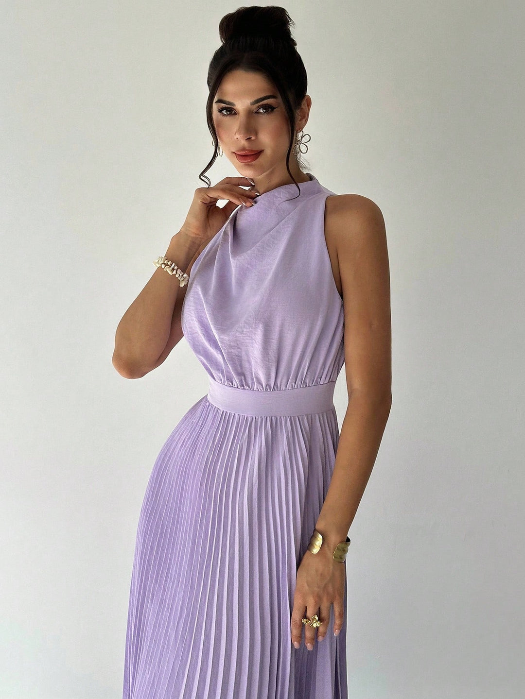 Rochie midi SHEIN, mov