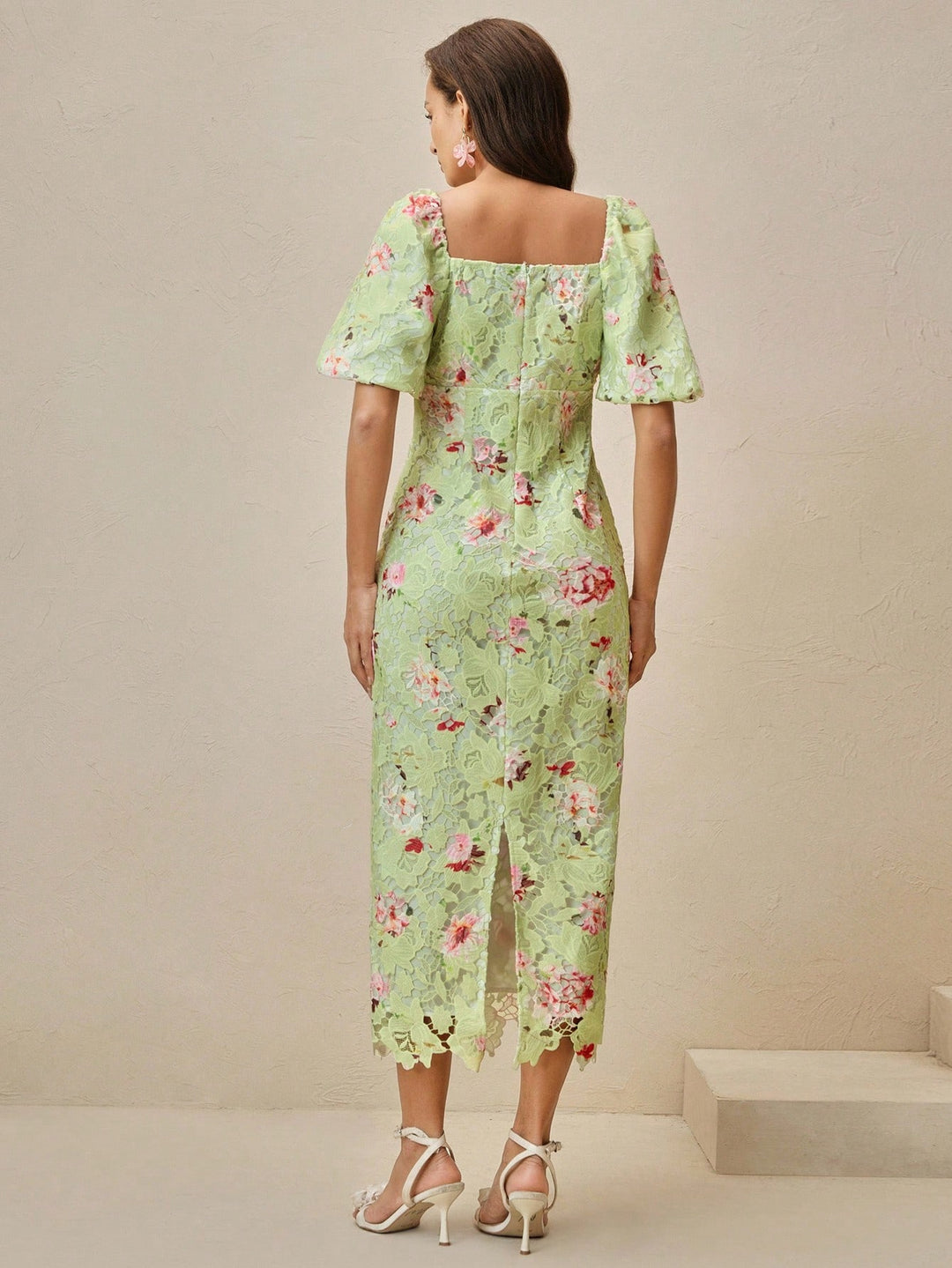 Rochie maxi SHEIN, verde