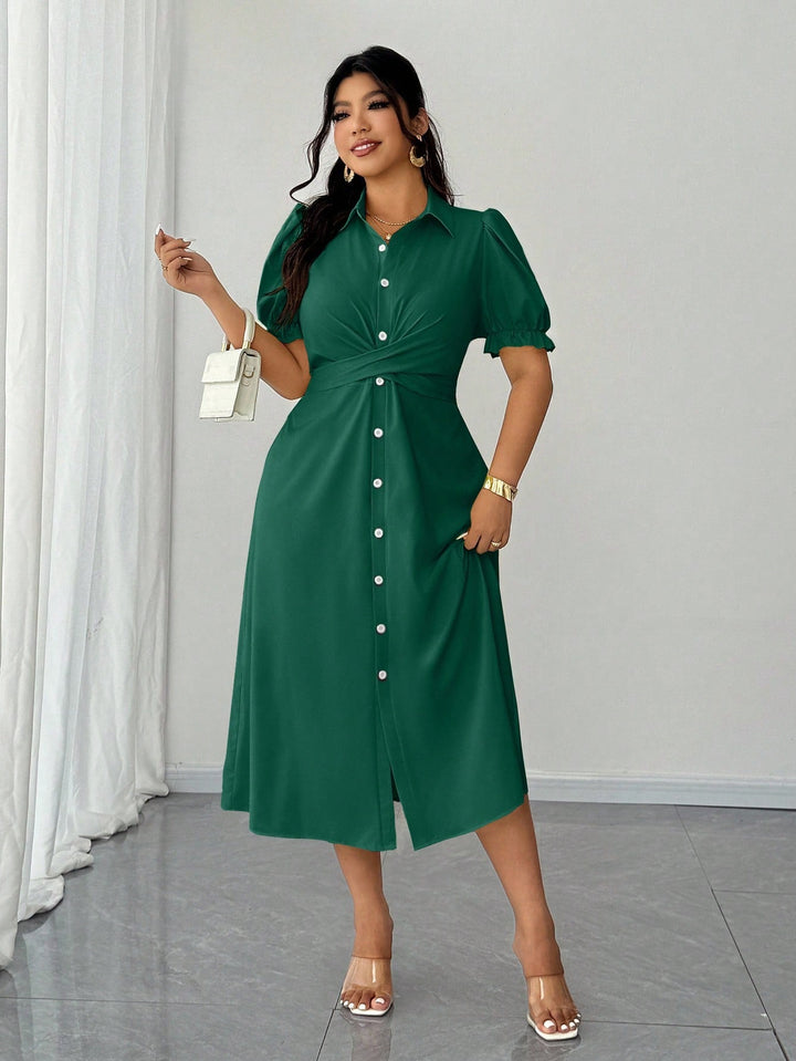 Rochie maxi SHEIN, verde