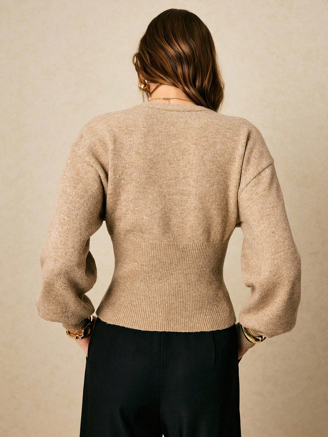 Cardigan SHEIN, kaki