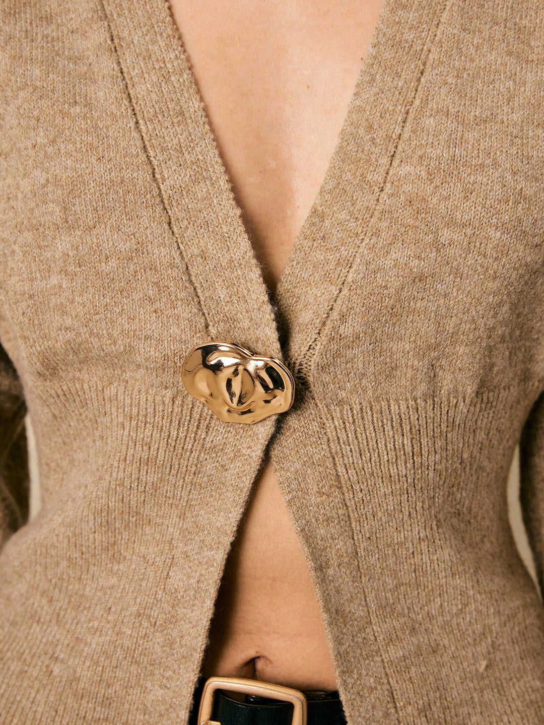 Cardigan SHEIN, kaki