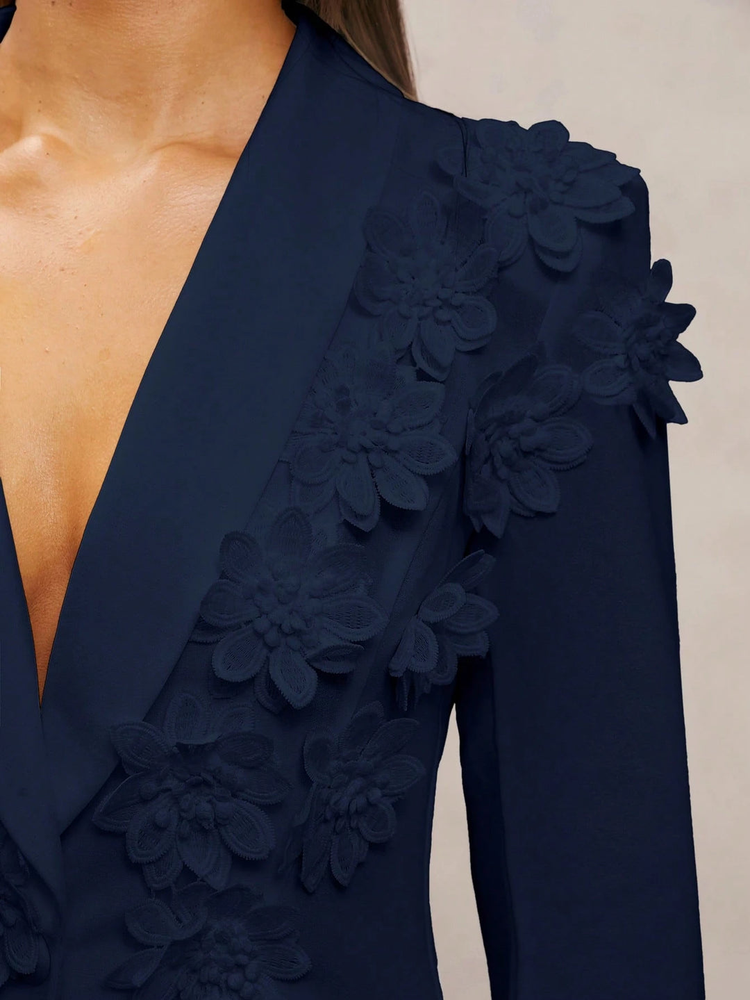 Shein Curve+ zakó, kék