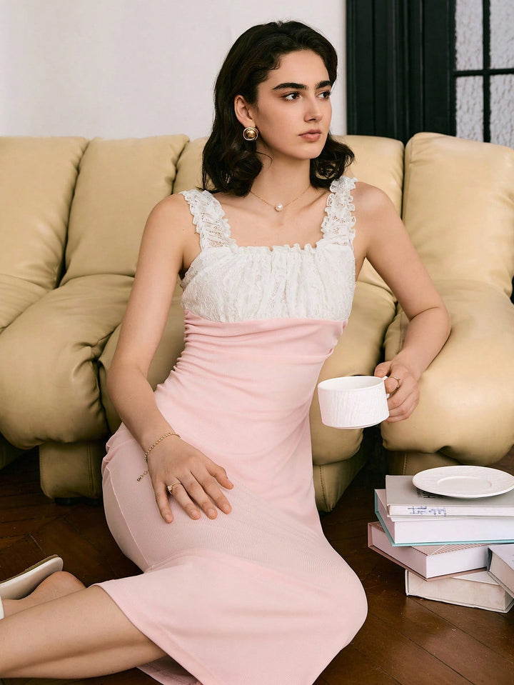 Rochie de noapte SHEIN, roz