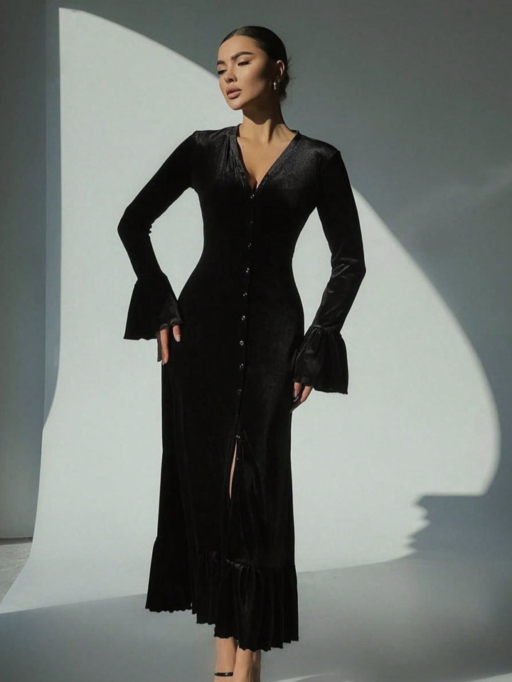 Rochie maxi SHEIN, negru