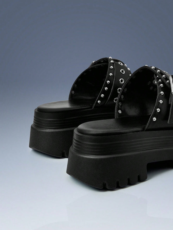 Sandale SHEIN, negru