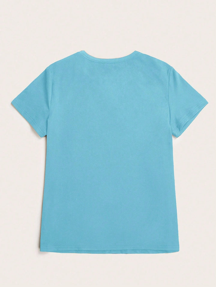 Tricou SHEIN, albastru