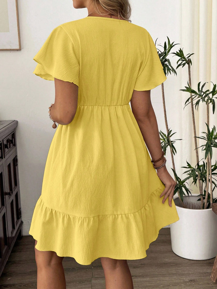 Rochie mini Shein, galben