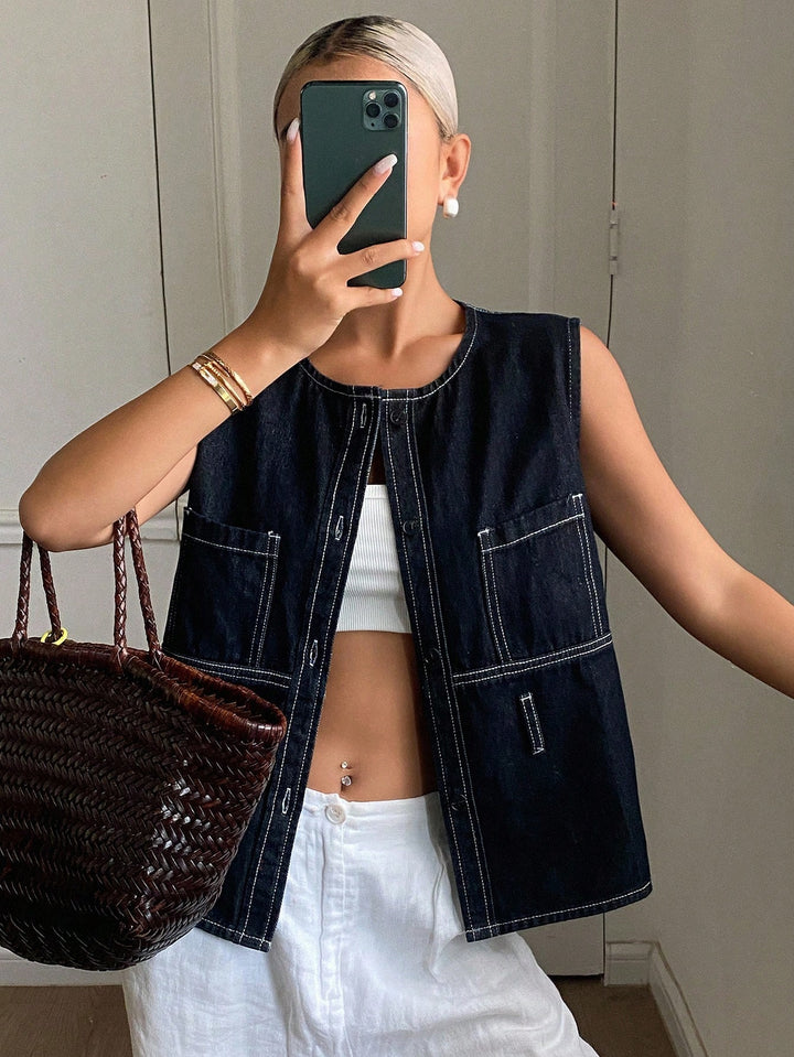 Top SHEIN, albastru