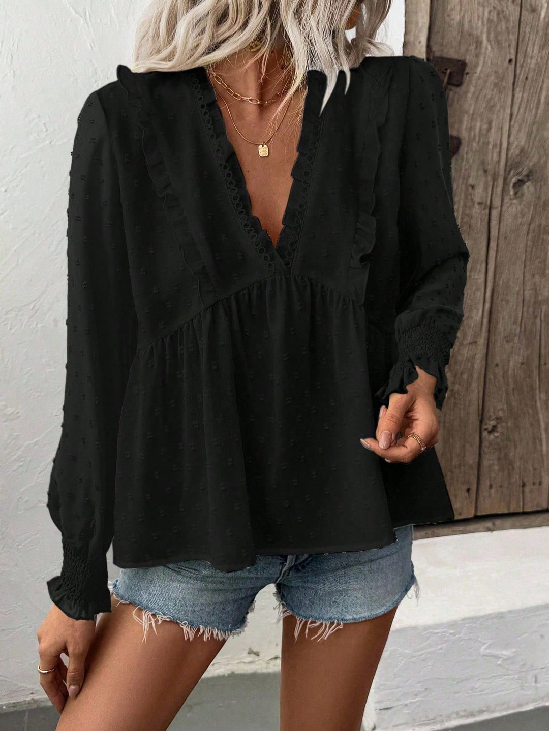 Bluza SHEIN, negru