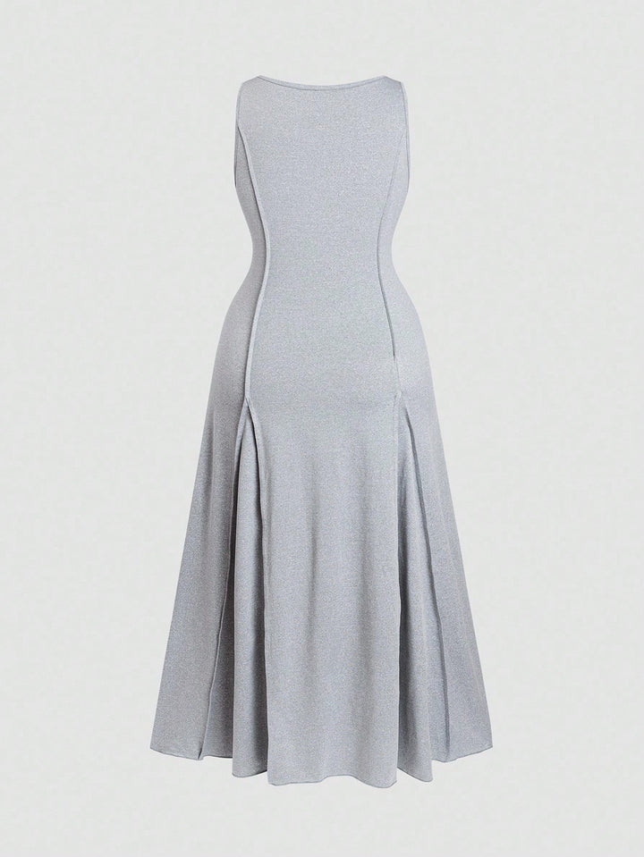 Rochie maxi SHEIN, gri