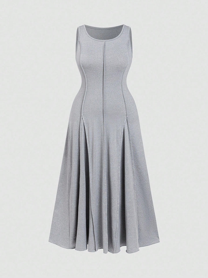 Rochie maxi SHEIN, gri