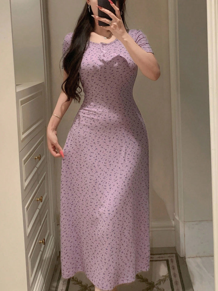 SHEIN maxi ruha, lila