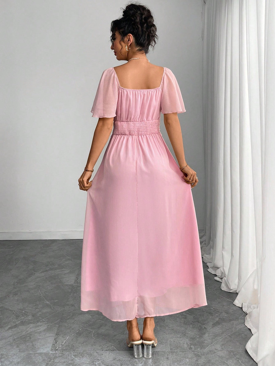Rochie maxi SHEIN, roz