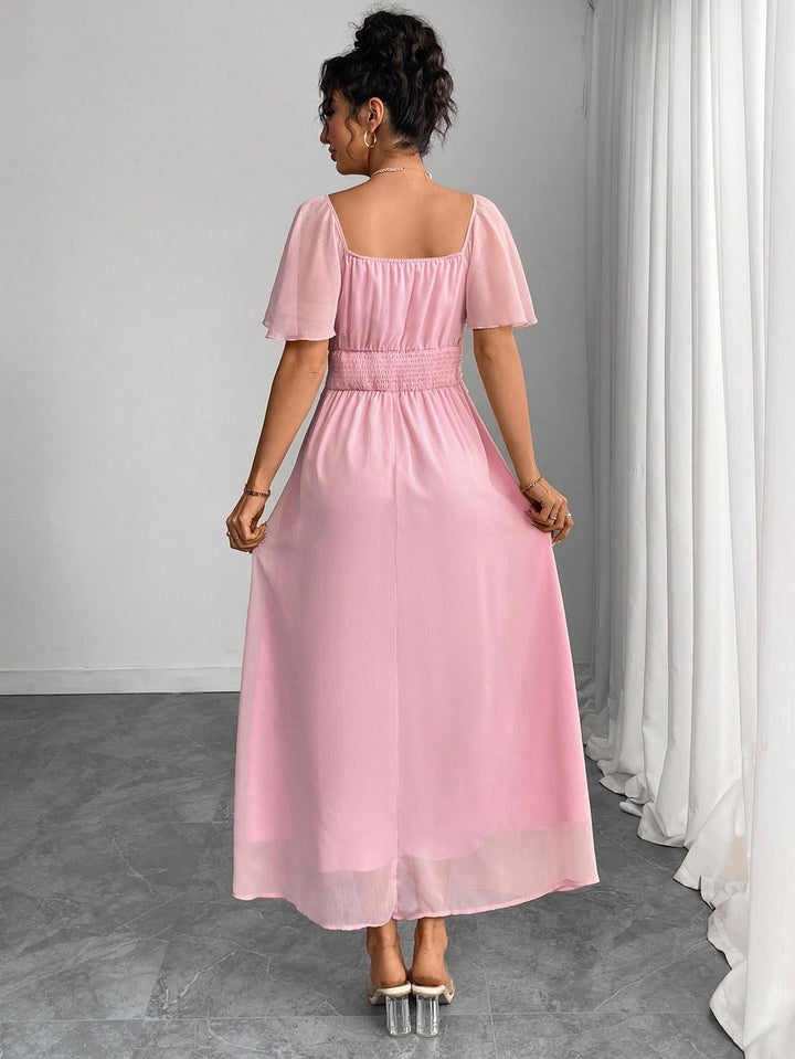 Rochie maxi SHEIN, roz