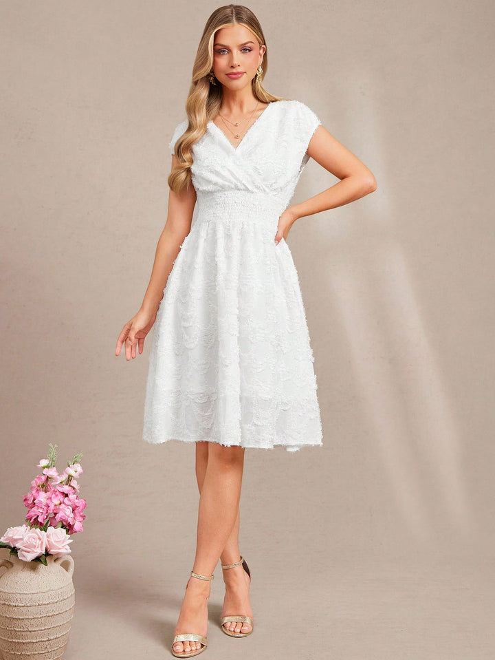 Rochie midi SHEIN, bej