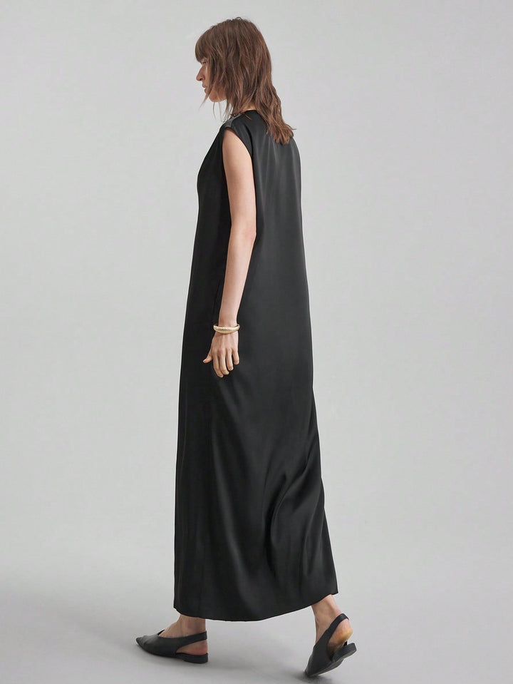 Rochie maxi SHEIN, negru