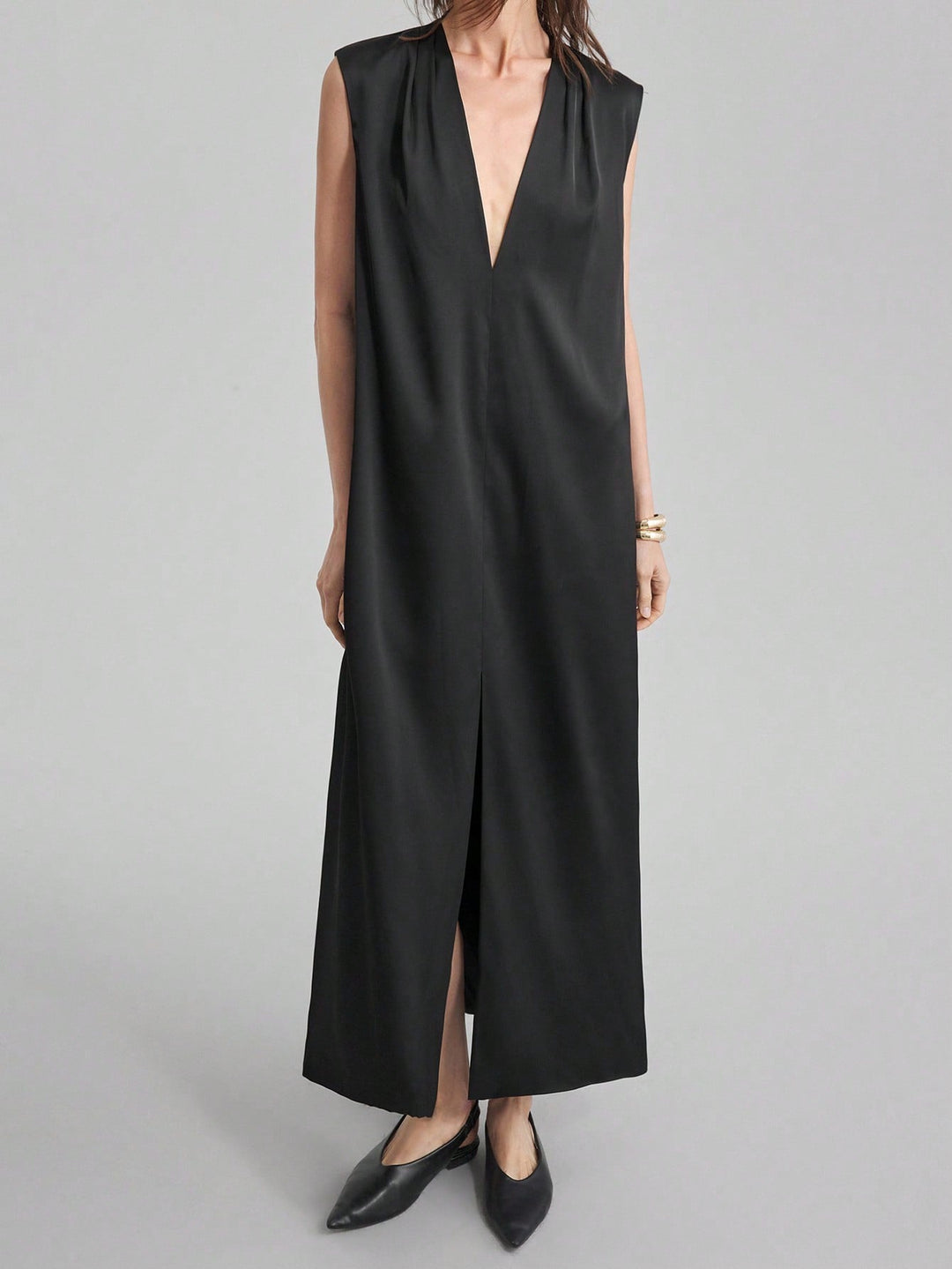 Rochie maxi SHEIN, negru