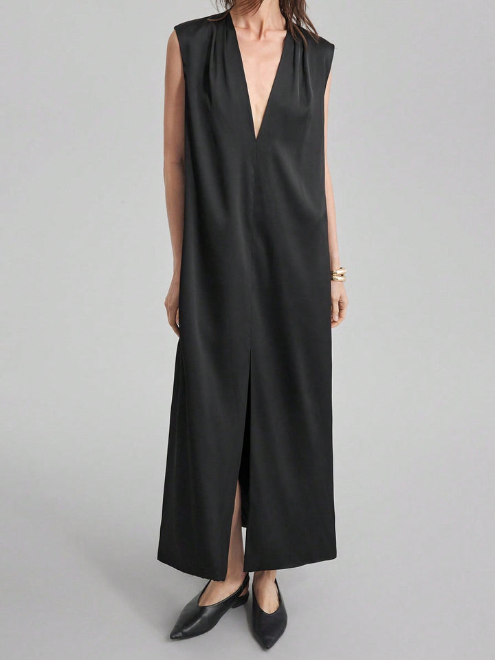 Rochie maxi SHEIN, negru
