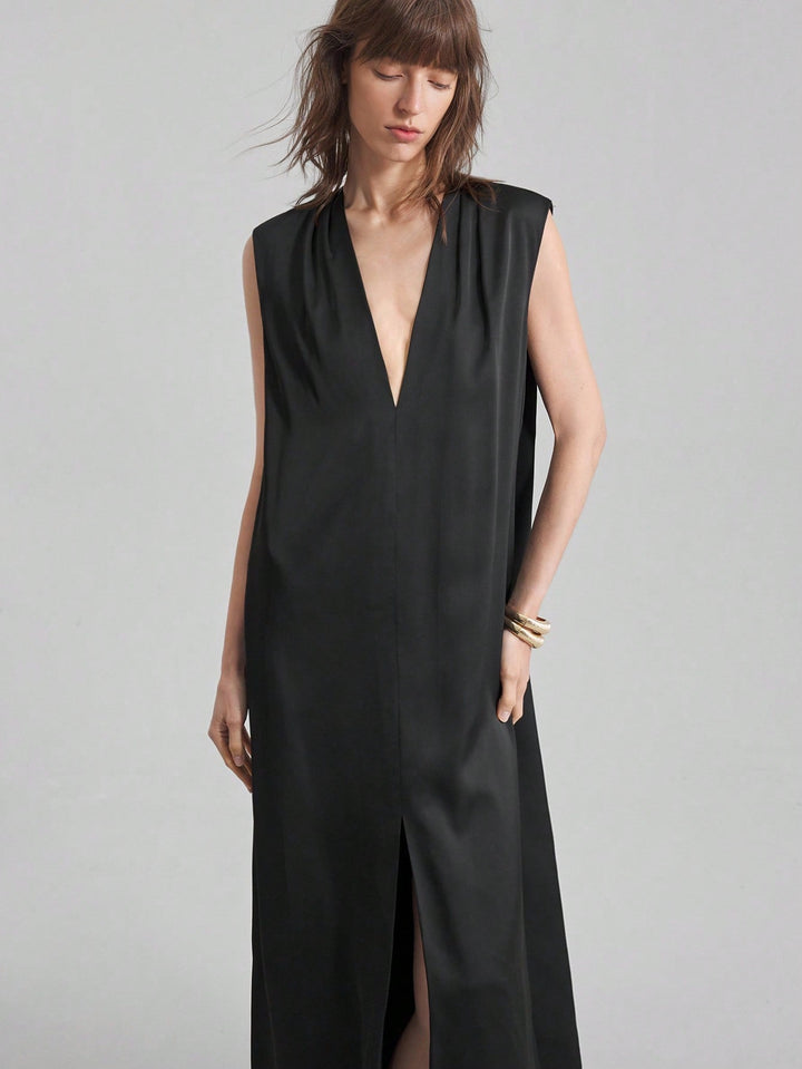 Rochie maxi SHEIN, negru