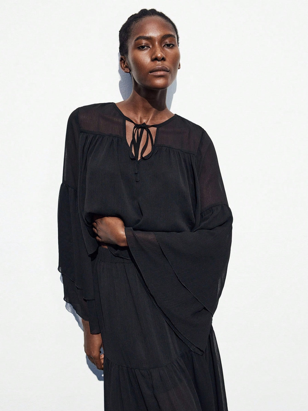 Top SHEIN, negru