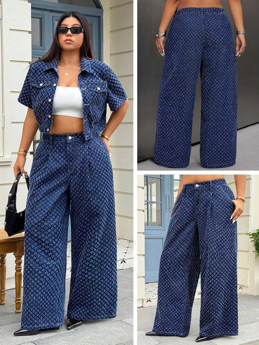 Jeans SHEIN, albastru