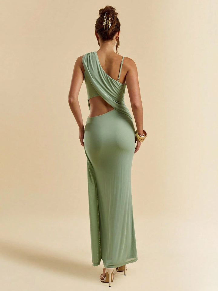 Rochie maxi SHEIN, verde