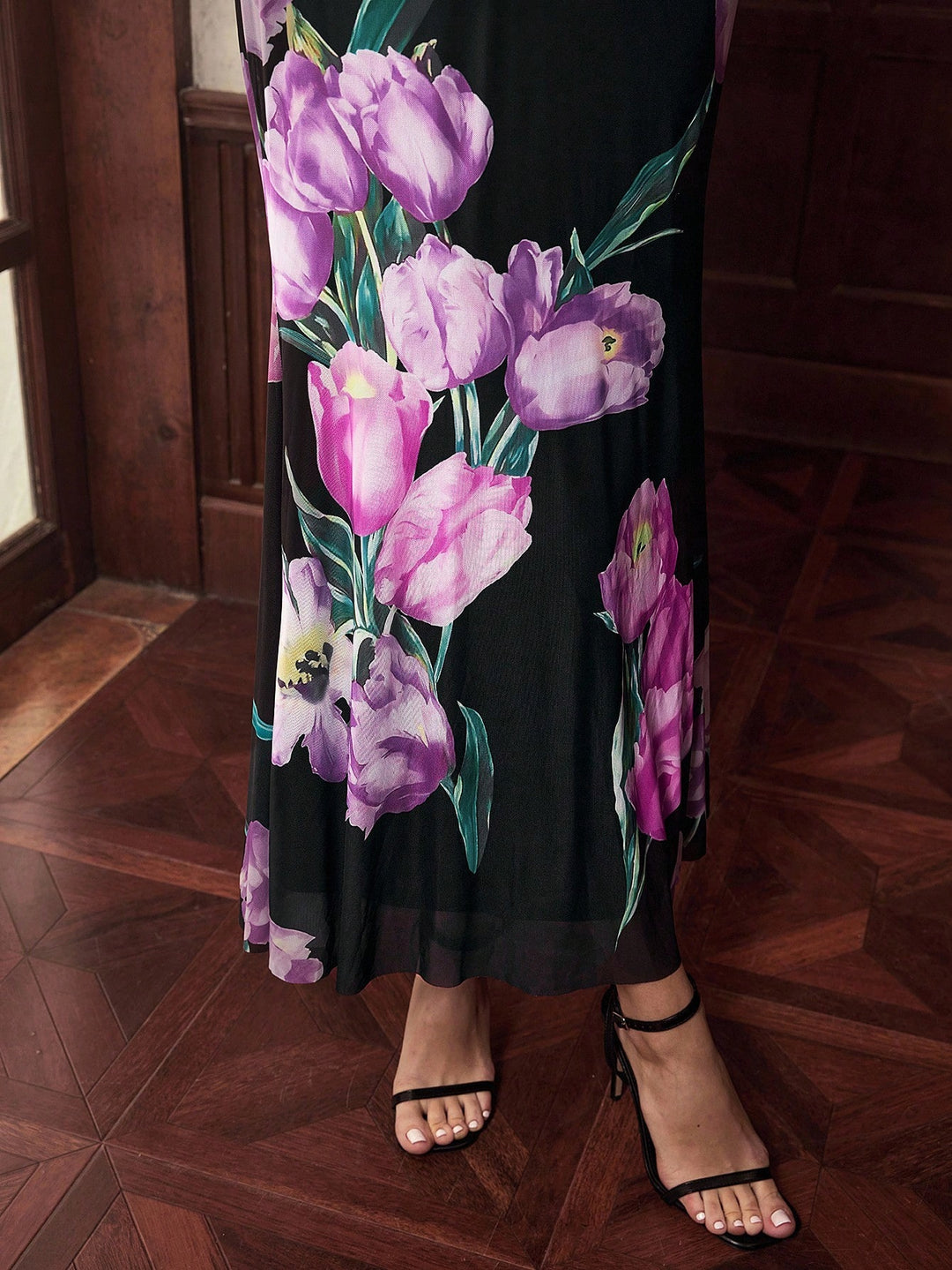 Rochie maxi SHEIN, mix culori