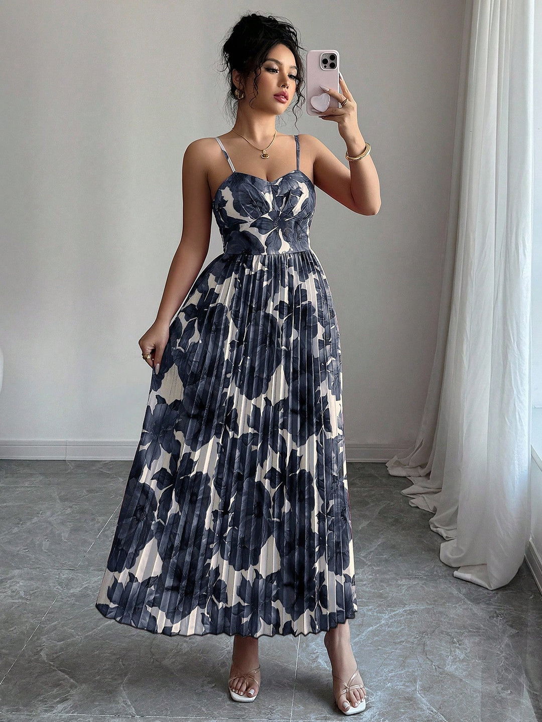 Rochie maxi SHEIN, mix culori