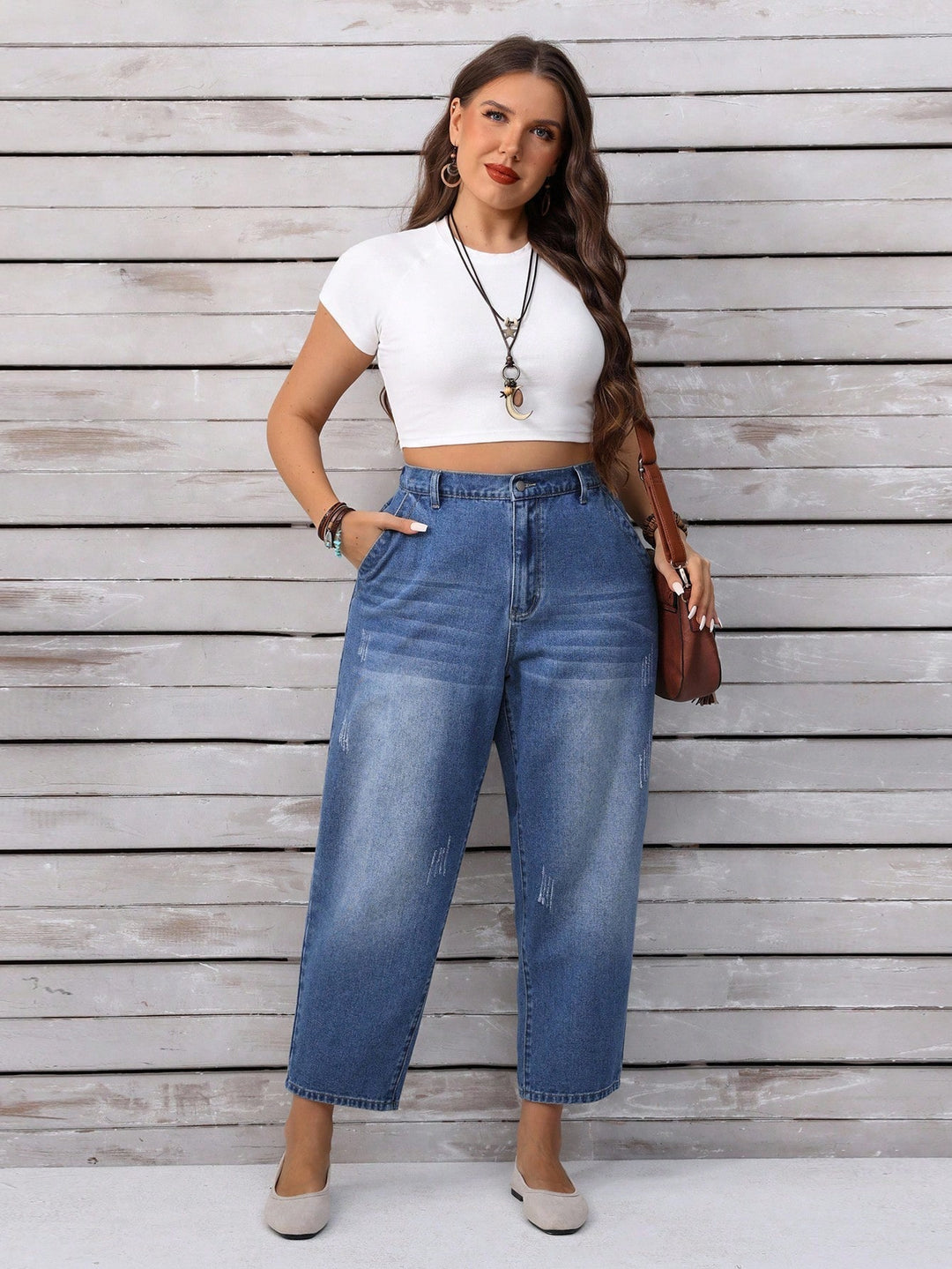 Jeans SHEIN, albastru