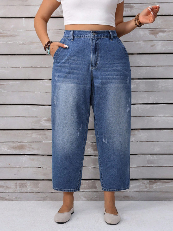 Jeans SHEIN, albastru