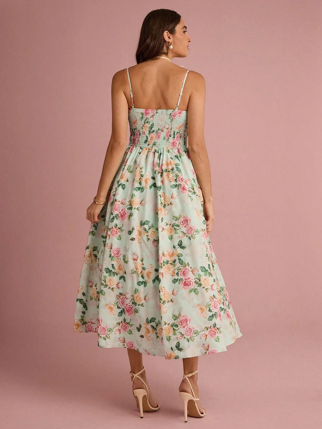 Rochie midi SHEIN, mix culori