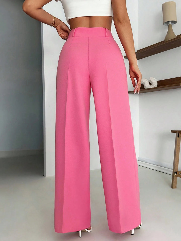Pantaloni SHEIN, roz
