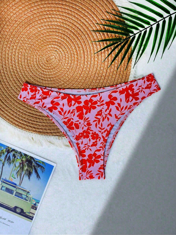 Set bikini SHEIN, roșu