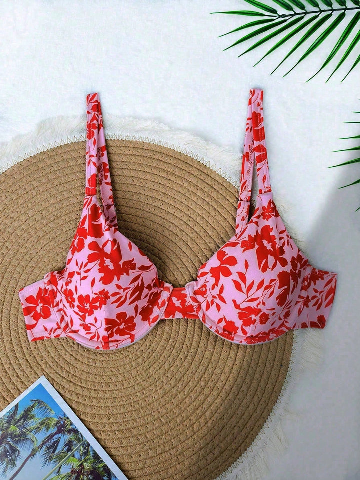 Set bikini SHEIN, roșu