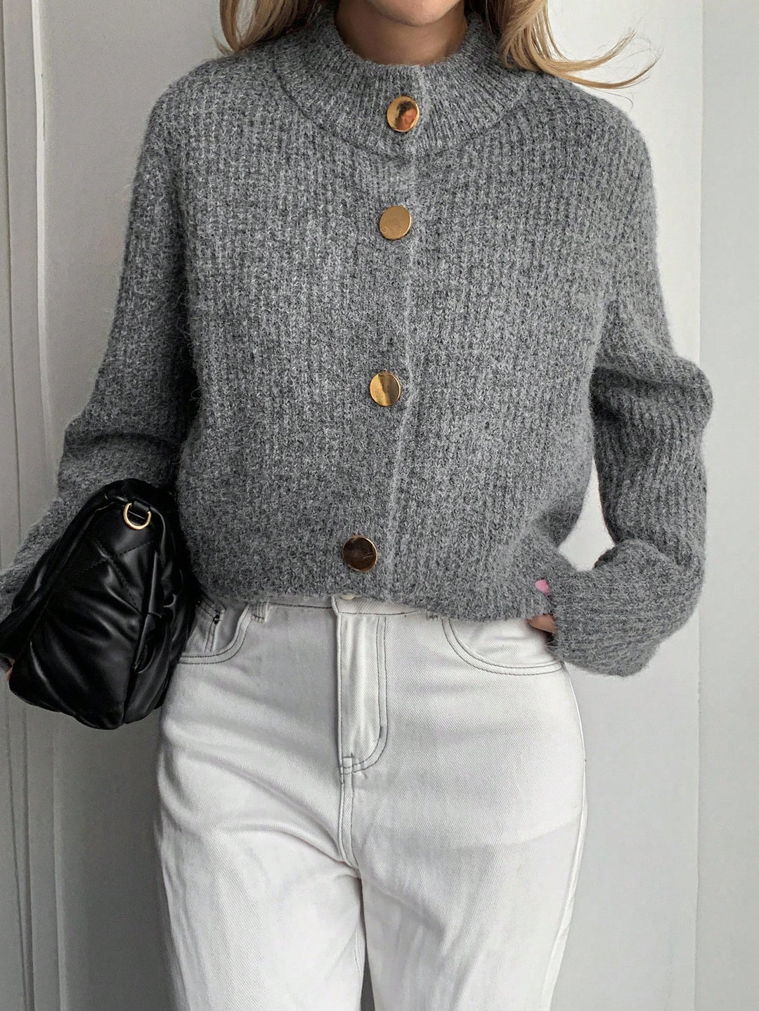 Cardigan Shein, Gri