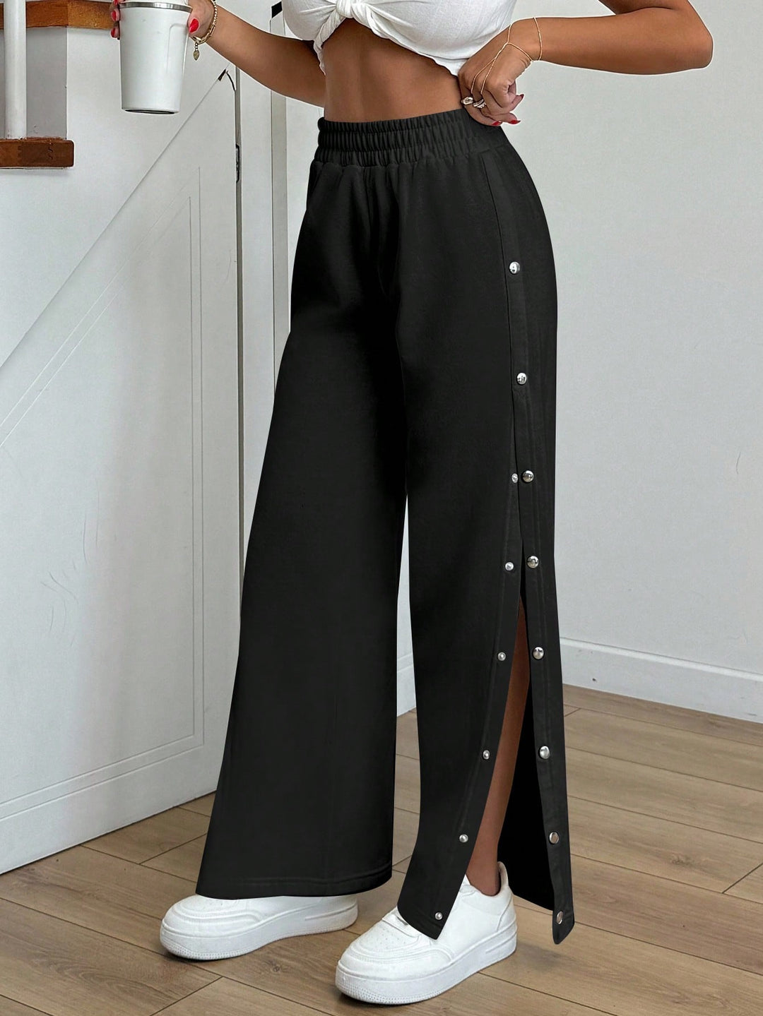 Pantaloni SHEIN, negru
