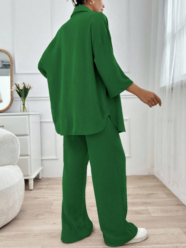 Pantaloni SHEIN, verde