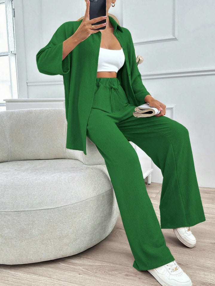 Pantaloni SHEIN, verde