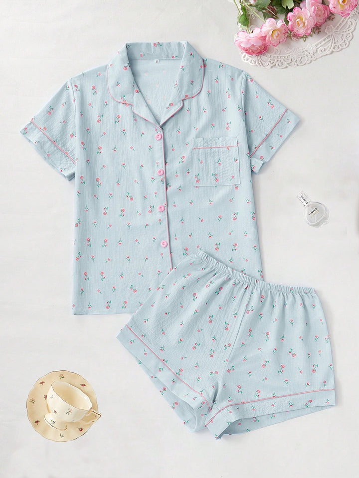 Compleu pijamale SHEIN, mix culori