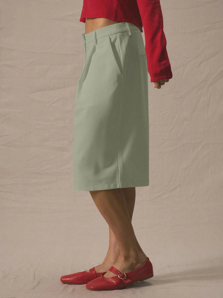 Pantaloni 3/4 SHEIN,verde