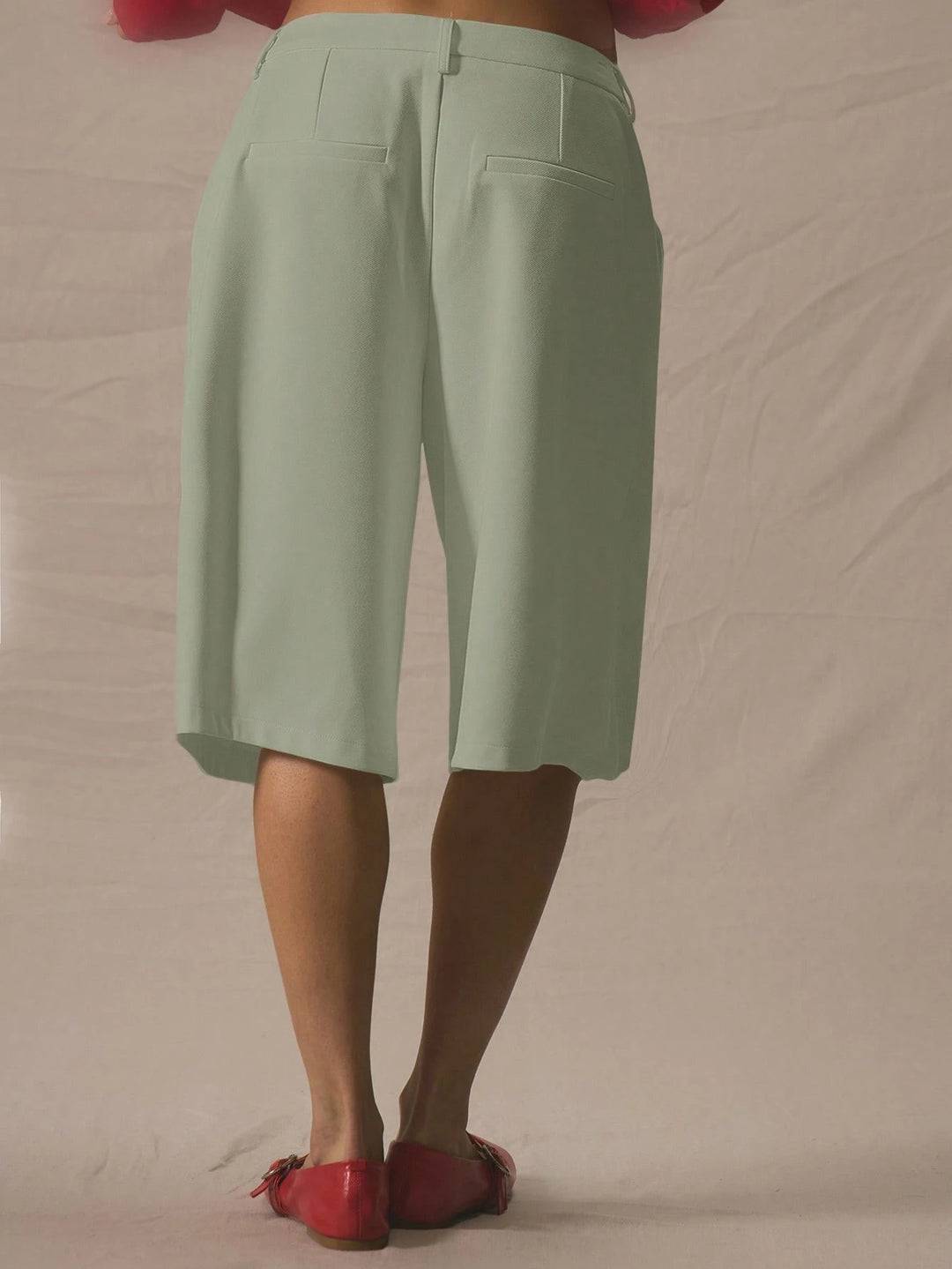 Pantaloni 3/4 SHEIN,verde