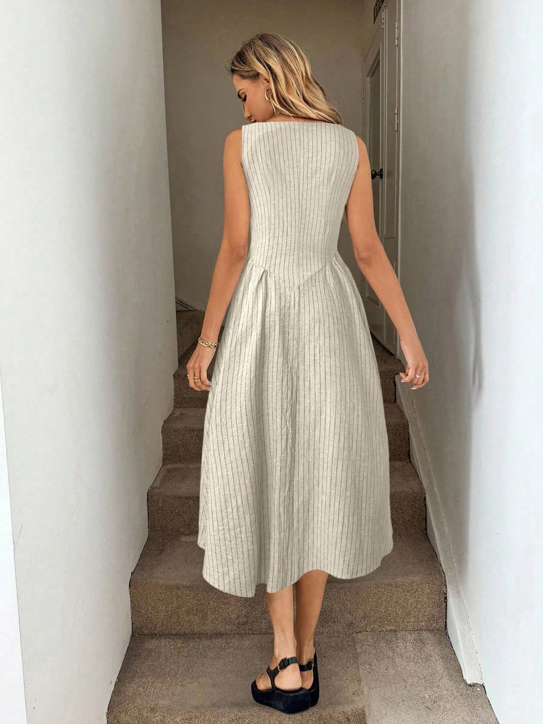Rochie midi SHEIN, mix culori
