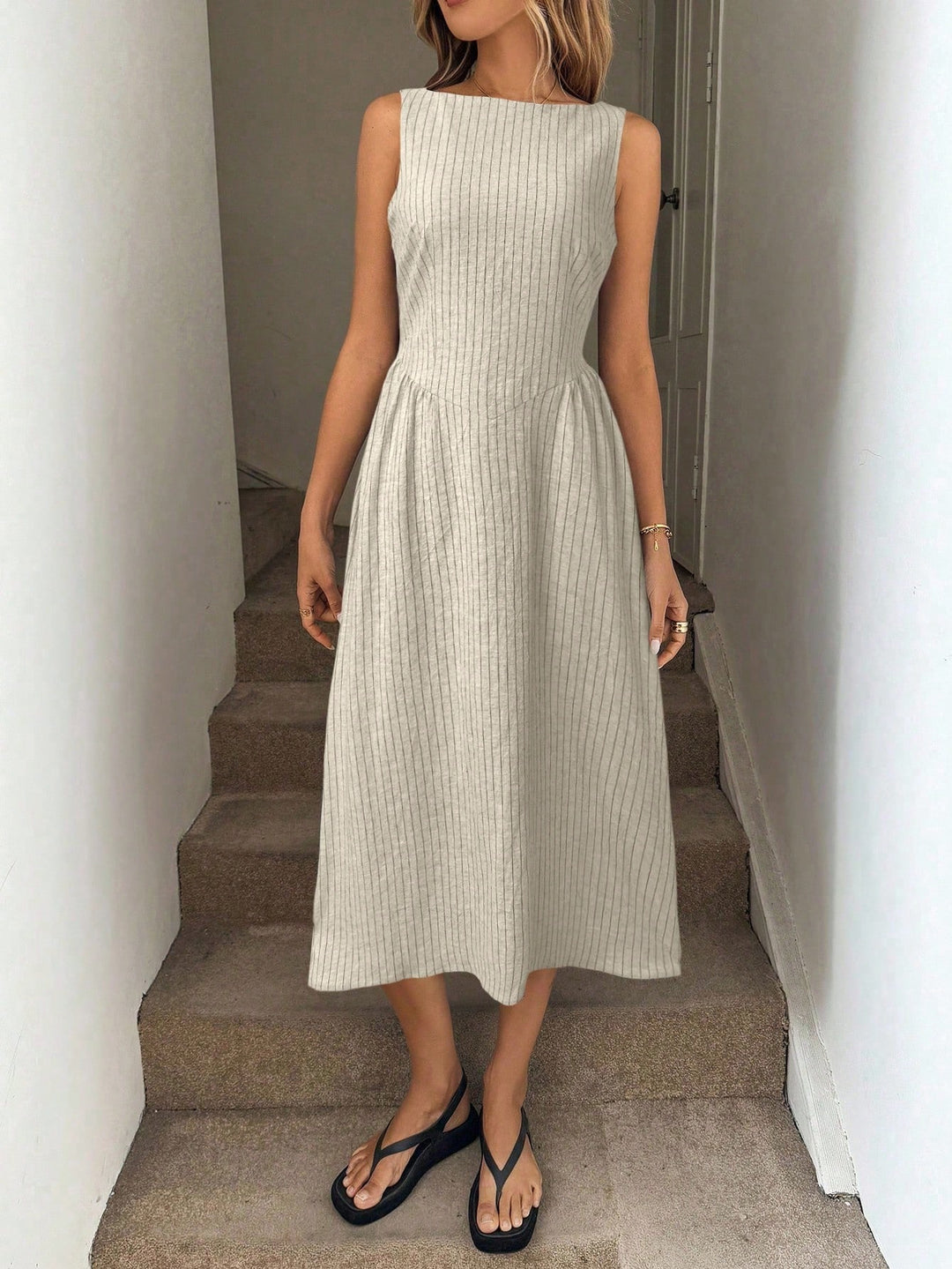 Rochie midi SHEIN, mix culori
